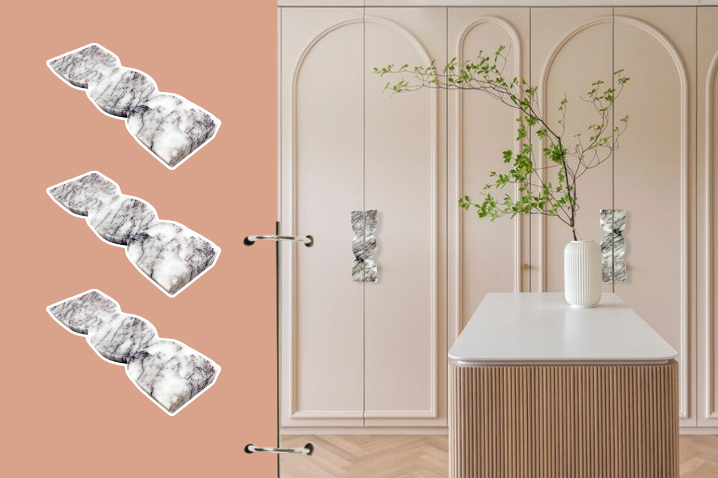 5 Ways to Style Billow Stone Handles: From Pantry Doors to Vanities