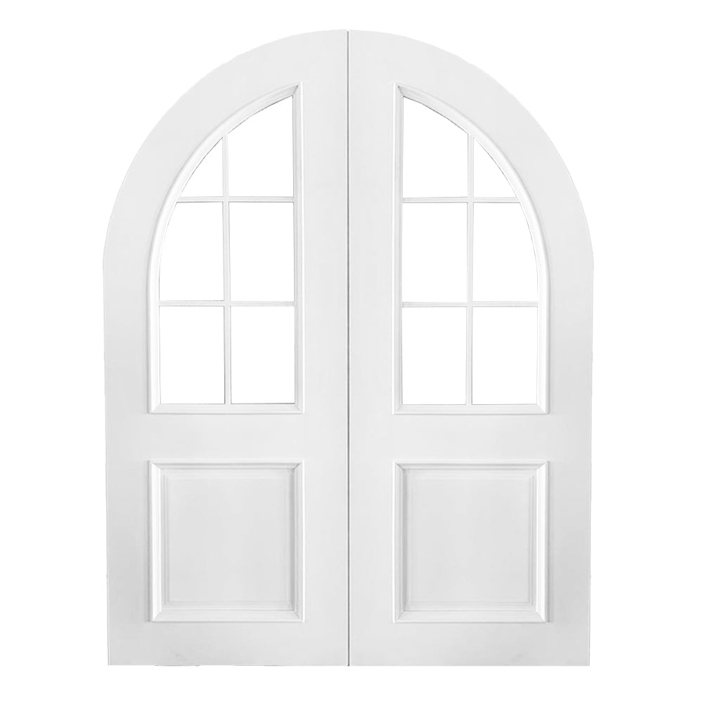 Monique Arch Double Front Door complete set