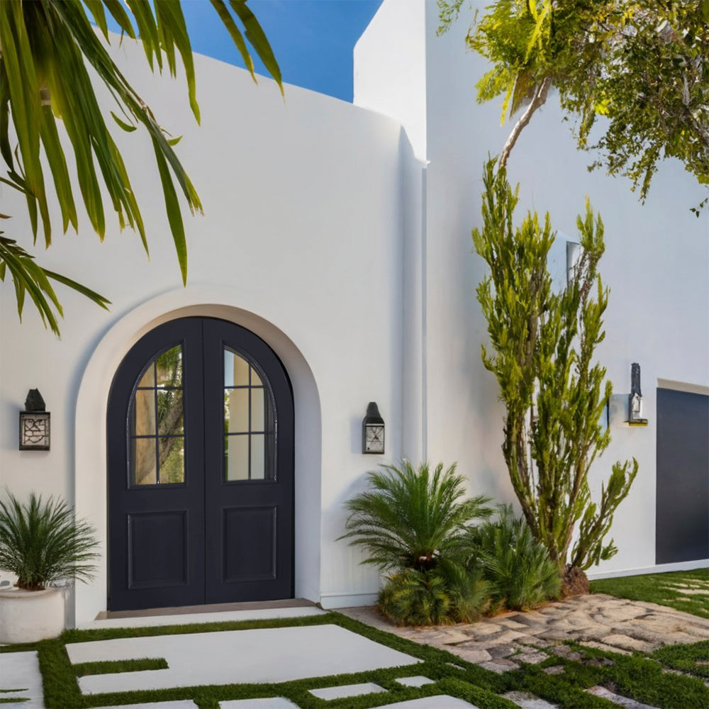 Monique Arch Double Front Door complete set