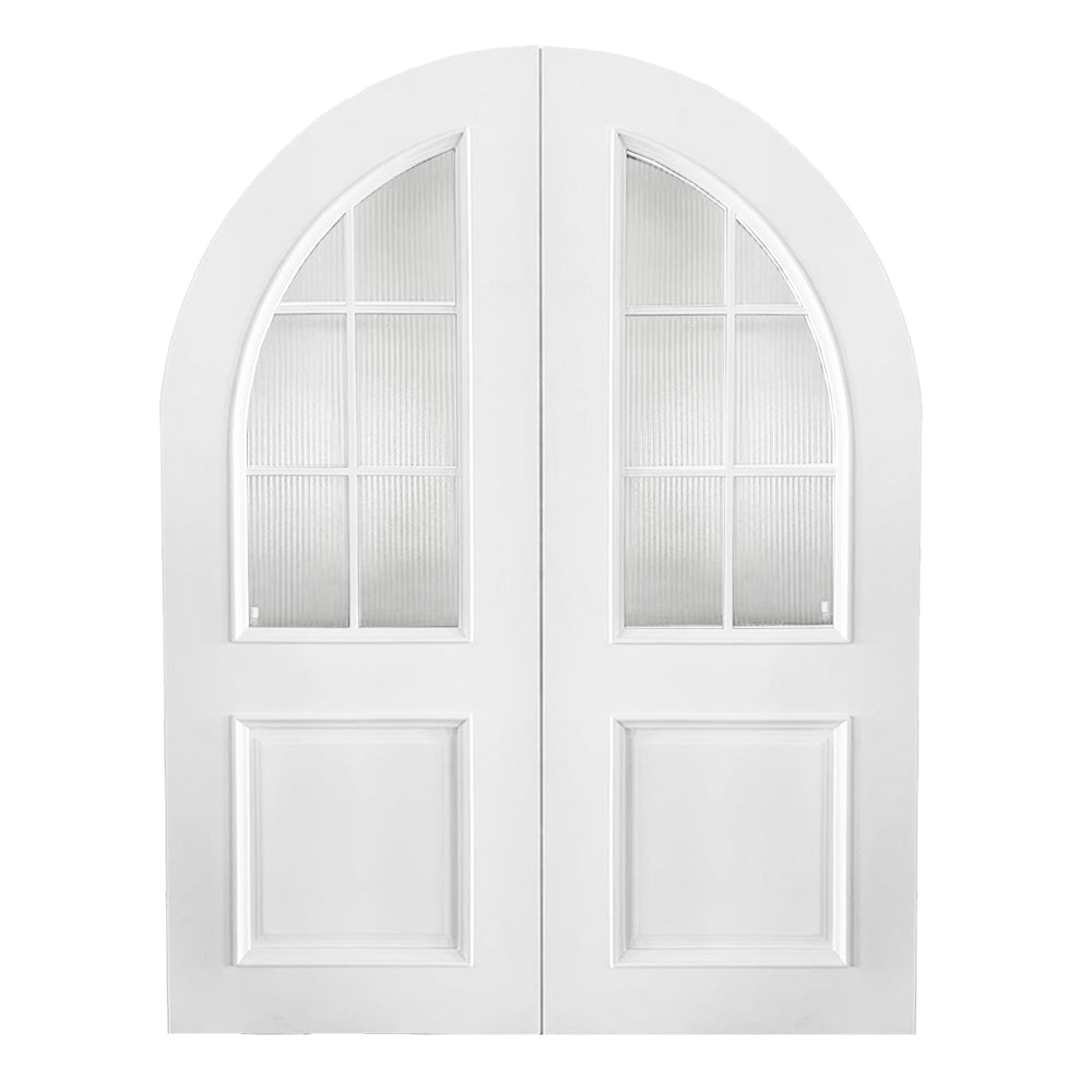 Monique Arch Double Front Door complete set