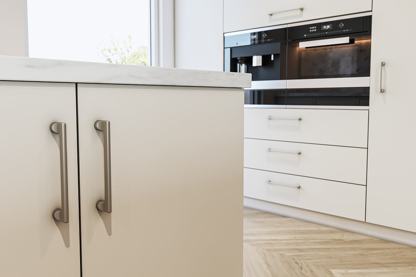 Baltimore Cabinet Pull Brushed Brass