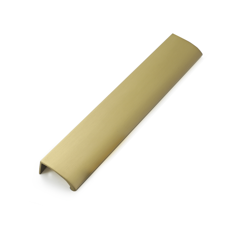 Deluge Solid Brushed Brass Pull Handle