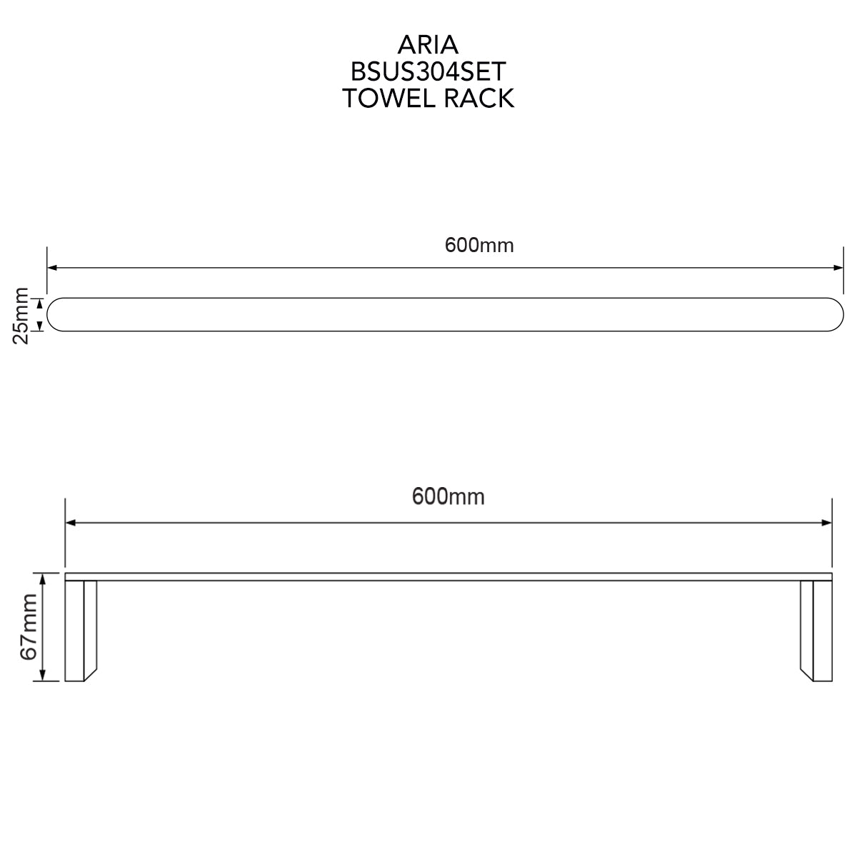 Aria Brass Bathroom 4 Piece Hardware Set