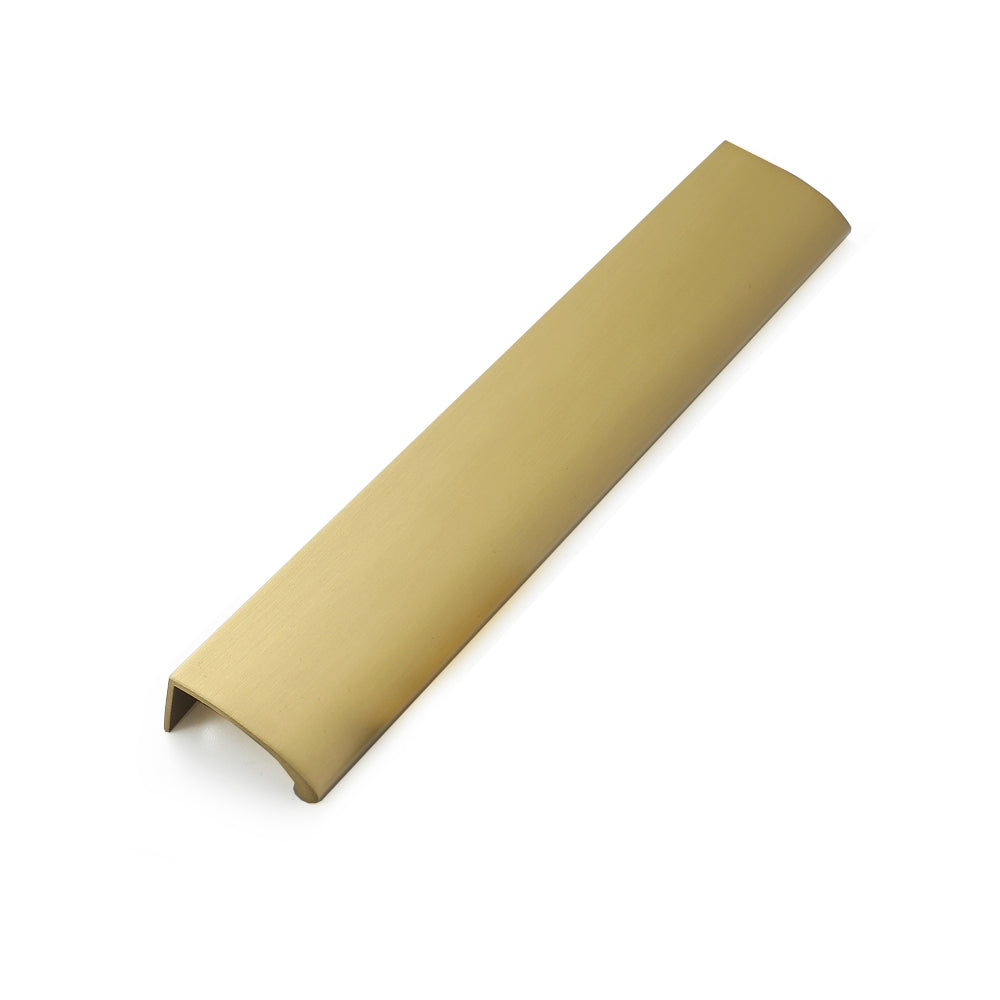 Deluge Solid Brushed Brass Pull Handle
