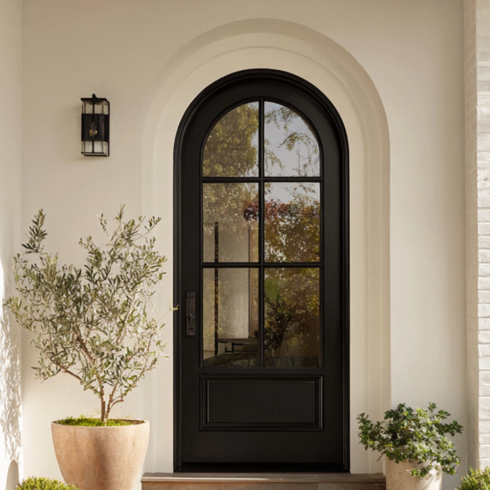 Pairing Brass Hardware with Light, Airy Interiors