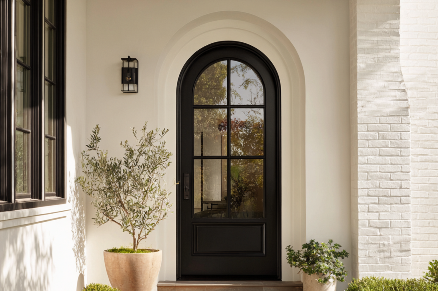 Pairing Brass Hardware with Light, Airy Interiors