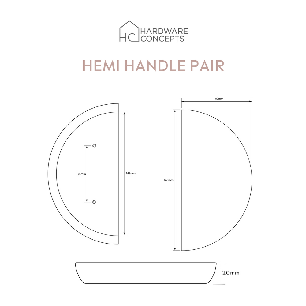 
                      
                        Hemi Terra Terrazzo Handle PAIR
                      
                    