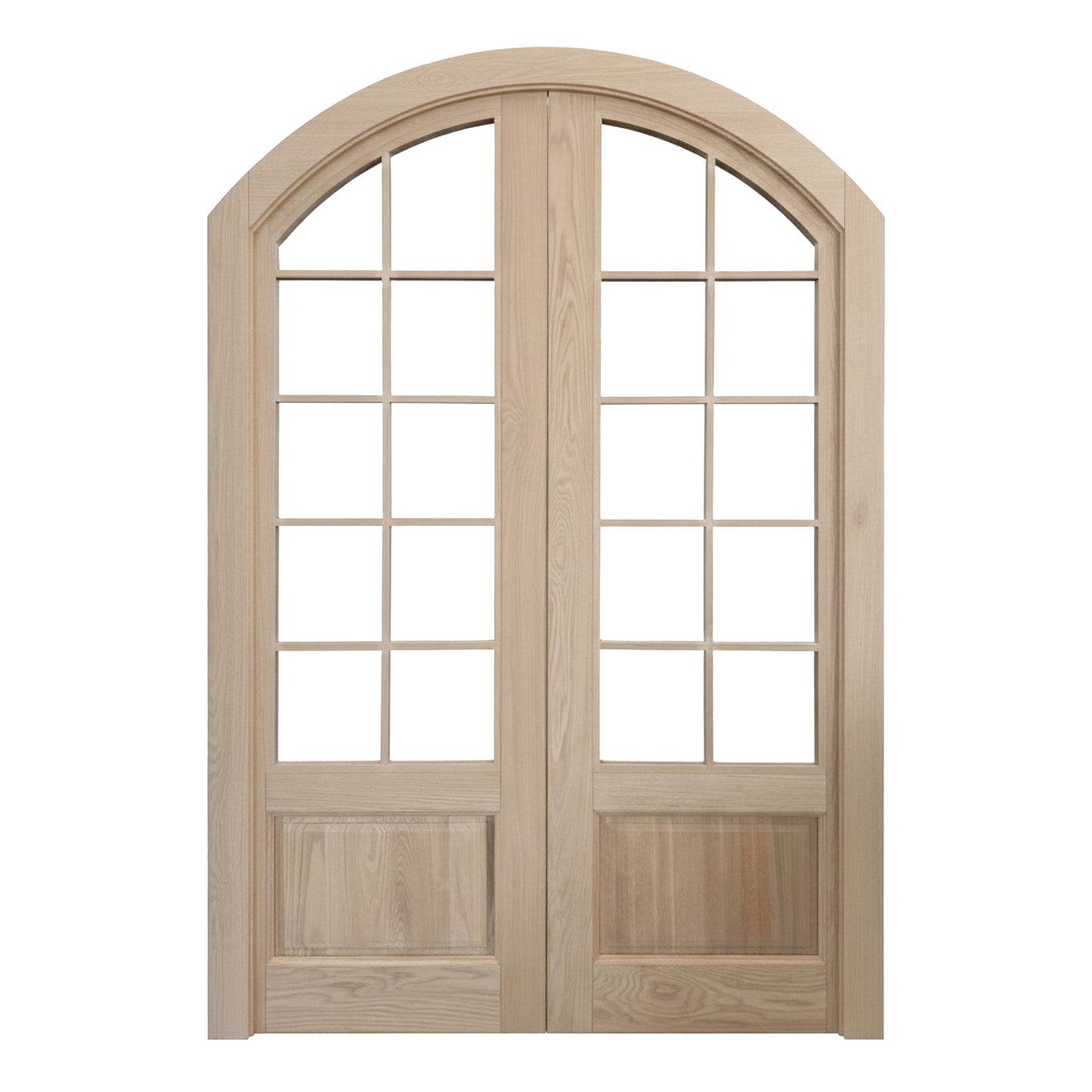 Beatrice Entry Door Raw HARDWOOD complete set