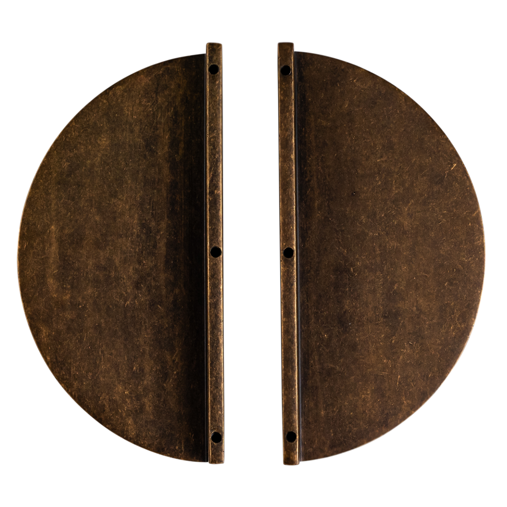 
                      
                        Arc Tumbled Copper Solid Brass Pull Handle - XL
                      
                    