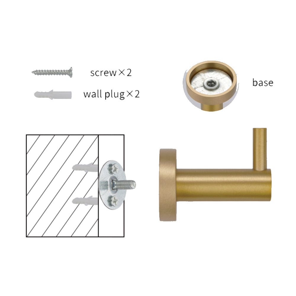 
                      
                        Vivid Tumbled Bronze Wall Hook
                      
                    