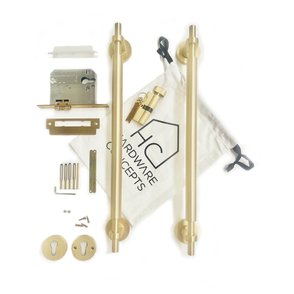 
                      
                        IVY Solid Brass Entry Door Pull KIT
                      
                    