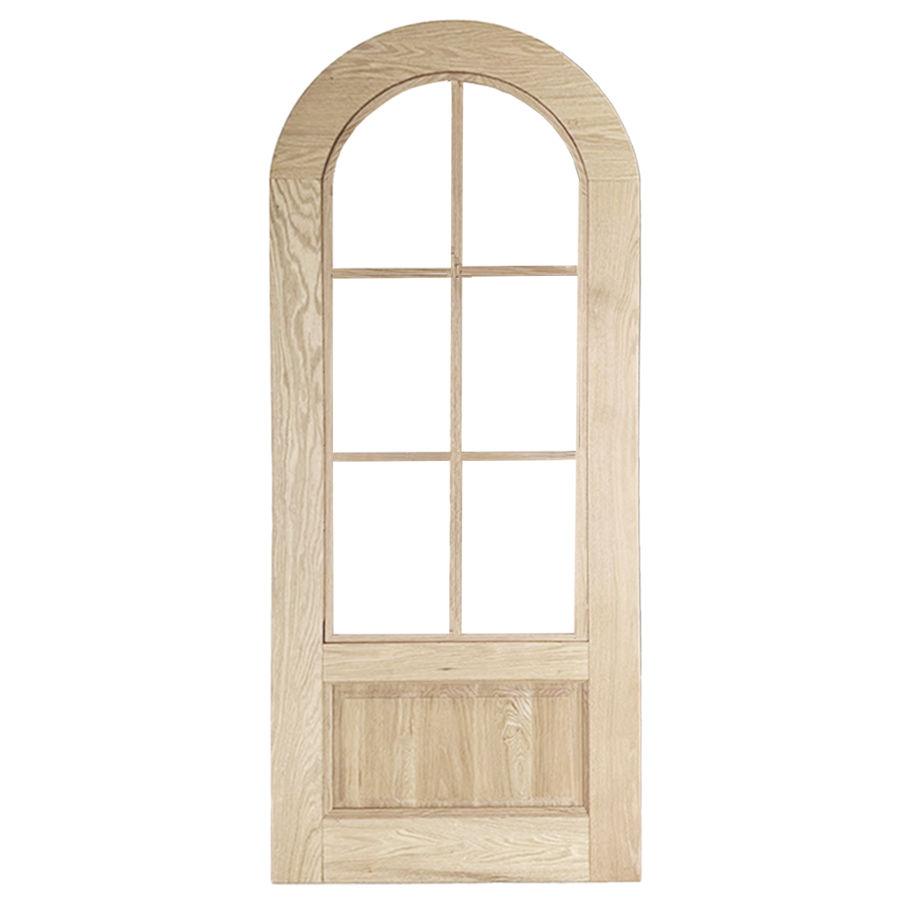 
                      
                        Lucy Raw red american Oak Arch Front Door
                      
                    