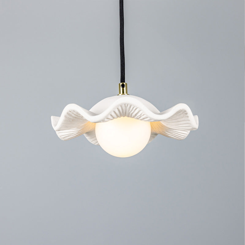 
                      
                        RIVALE MATT WHITE STRIPED PENDANT LIGHT
                      
                    