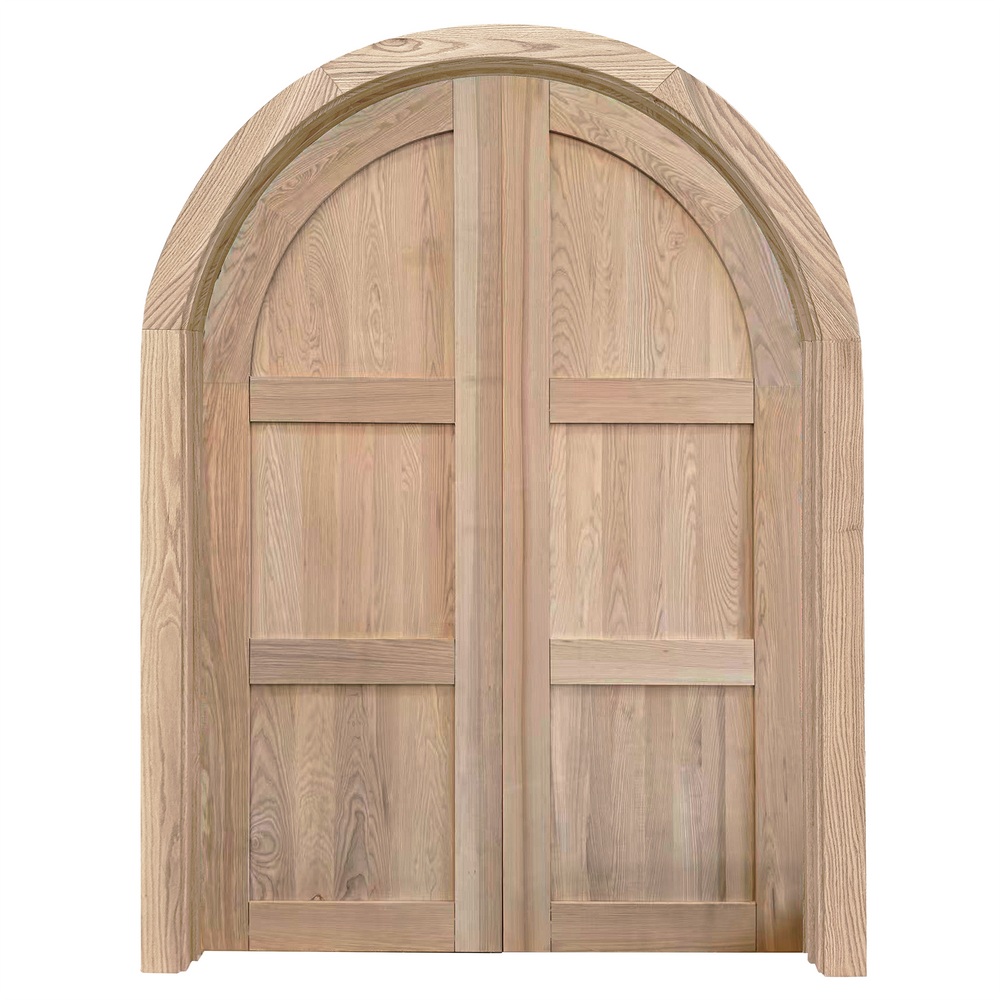 MARILYN Entry Door Raw HARDWOOD complete set