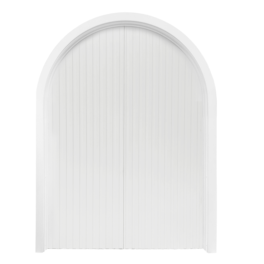Linea Arched double front door Complete set
