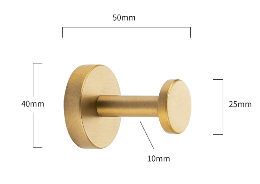 
                      
                        Poppy Brass Wall Hook
                      
                    