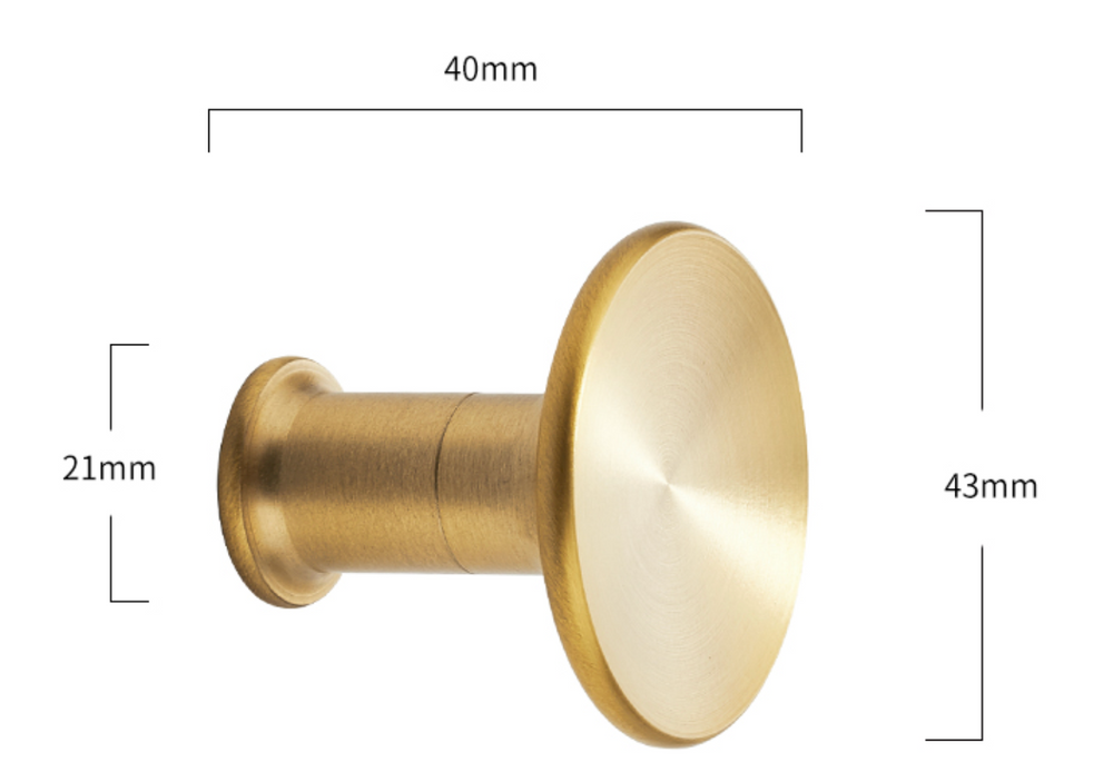 
                      
                        Luna Brass Wall Hook
                      
                    