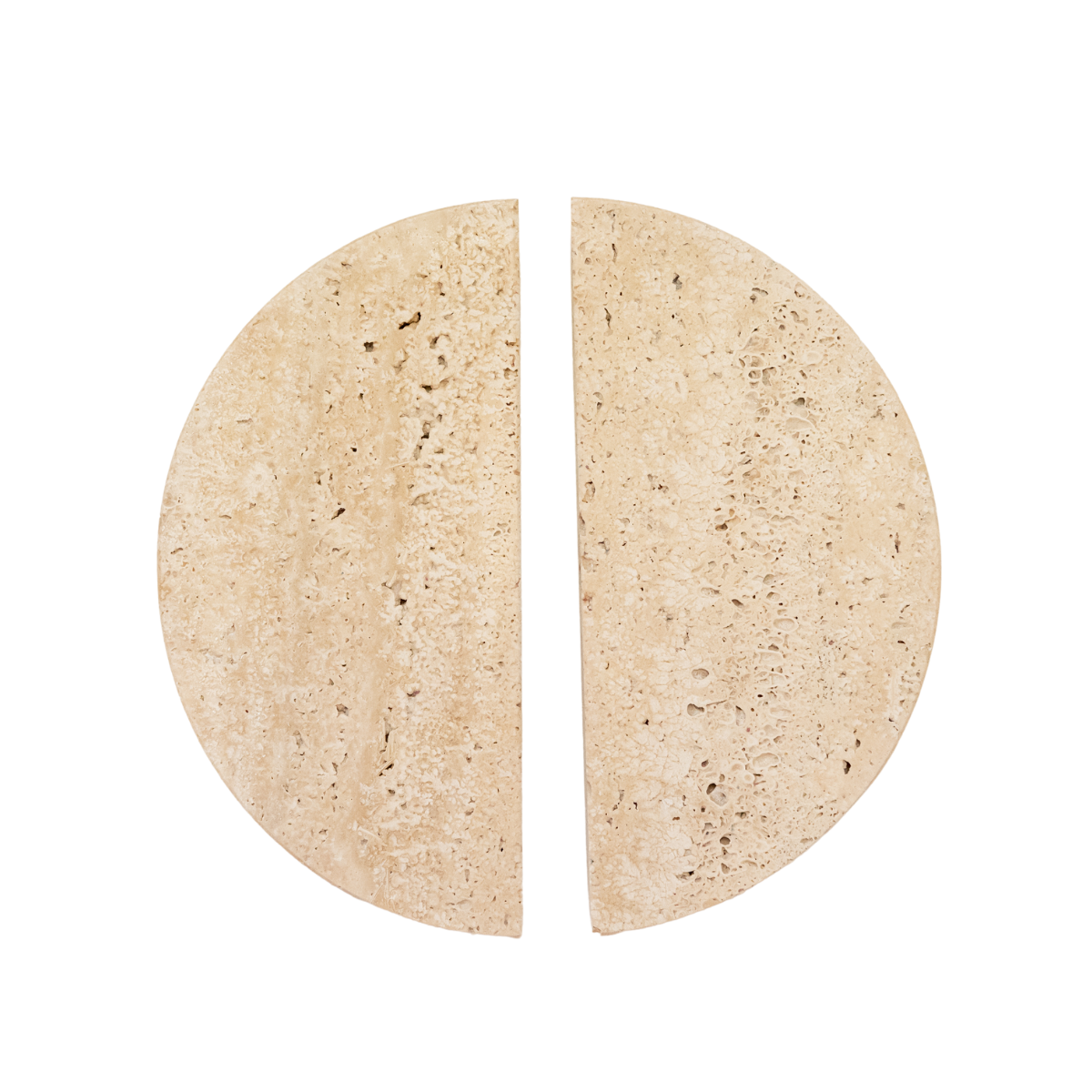 Hemi Travertine Handle PAIR