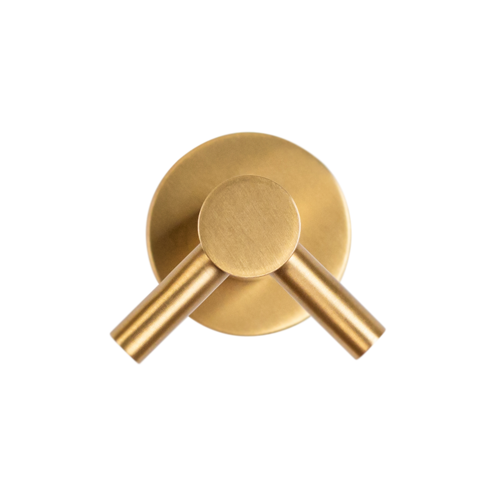 
                      
                        Vivid Brass Wall Hook
                      
                    