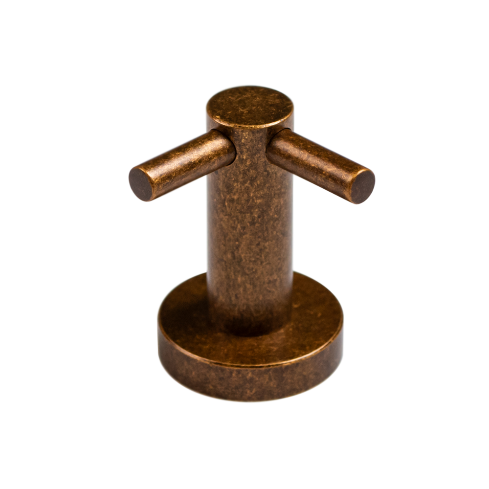 Vivid Tumbled Bronze Wall Hook