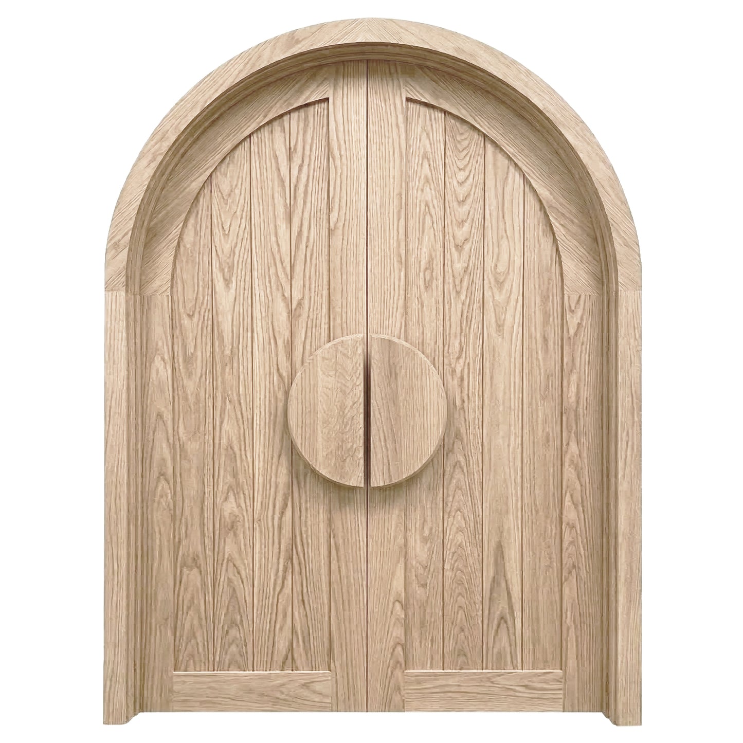 Gigi Arched double front door Hardwood
