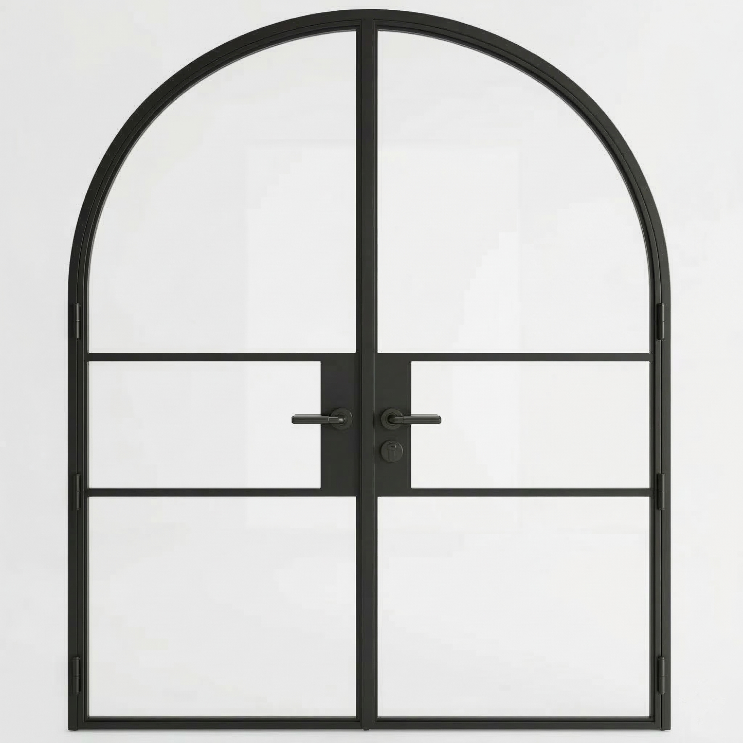 Manhattan Aluminium Arched Double Front Door