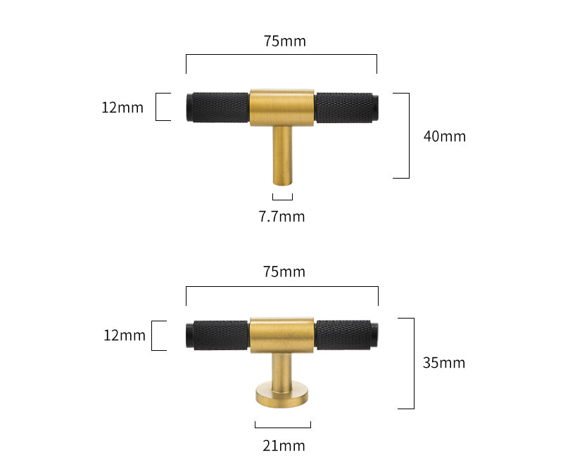 
                      
                        MR T Solid Brass Pull with Base
                      
                    