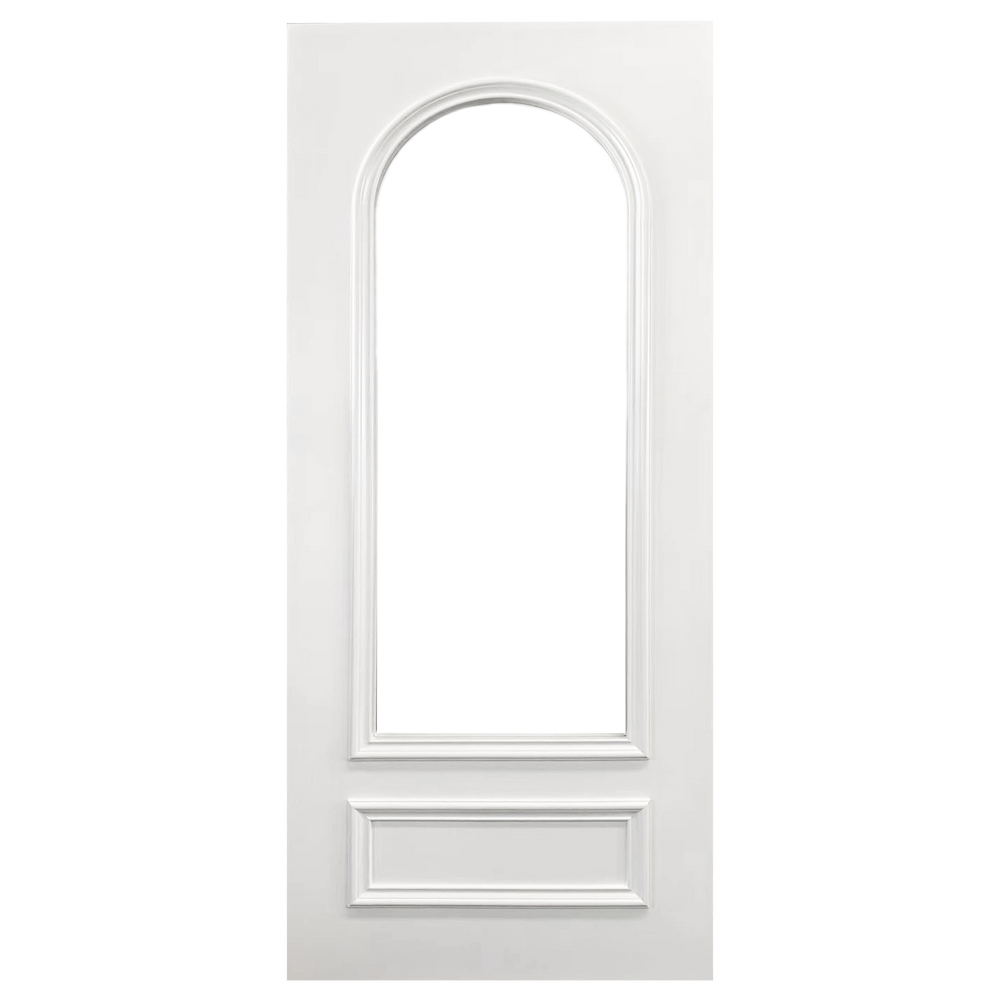 Willow entry grade arch design door With Glass