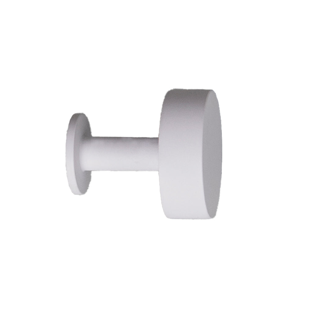 Polka Solid Brass White Knob